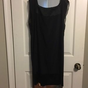 Diane Von Furstenberg Black Silk dress size 10